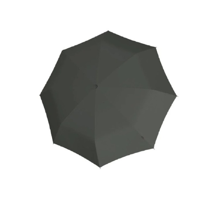 Knirps A.050 Manual Opening Compact Travel Umbrella (Dark Grey)