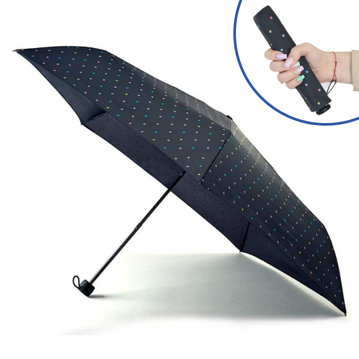 Fulton Aerolite Spotty Spot Lightweight Ladies' Small Umbrella