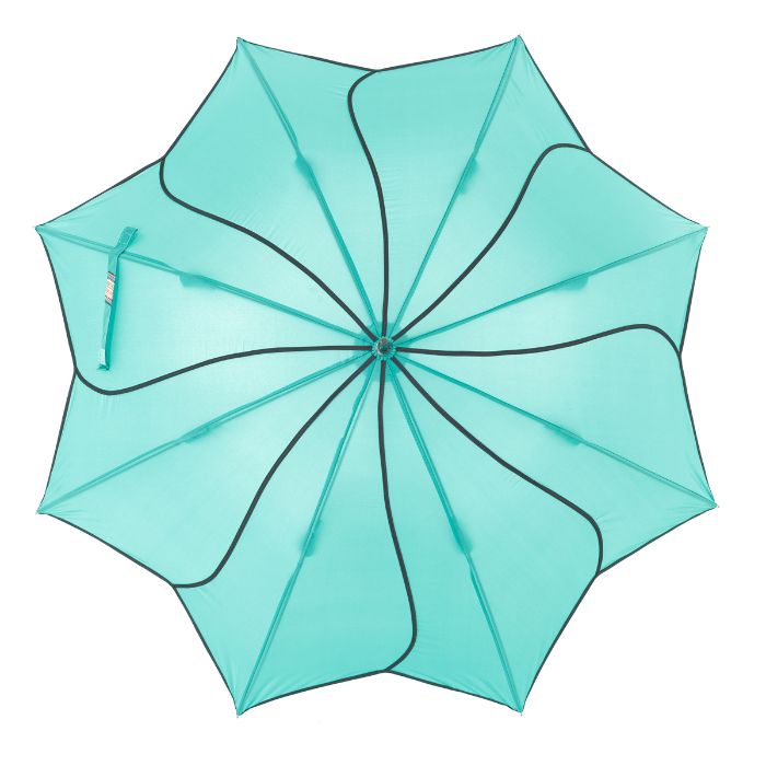 Soake Everyday Swirl Auto Umbrella (Teal) | Umbrellas.co.uk